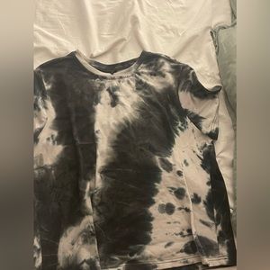 B&W Tie Dye Tee